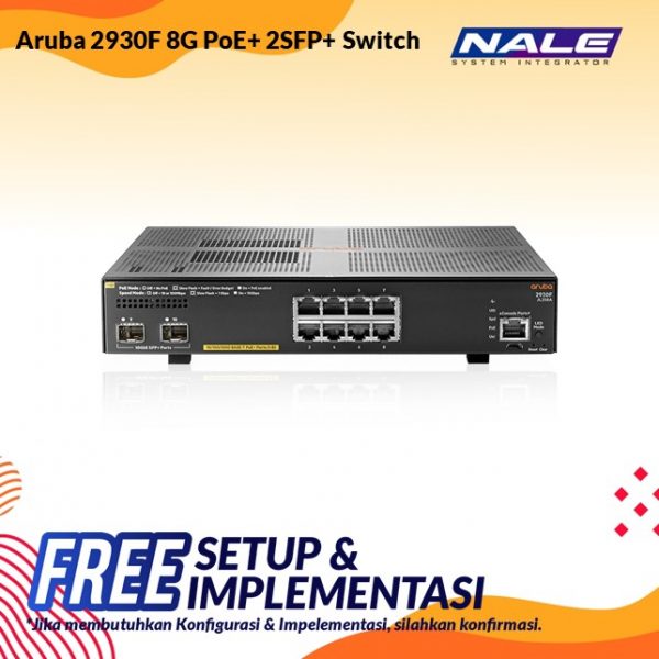 Aruba 2930F 8G PoE+ 2SFP+ Switch (JL258A)