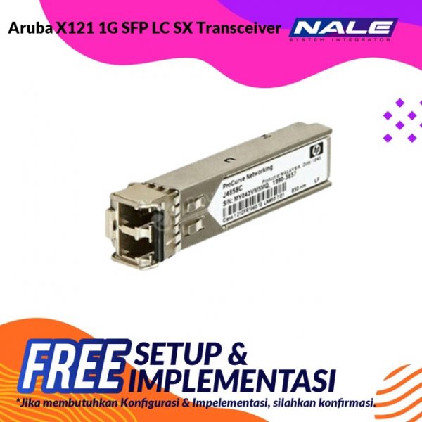 Aruba X121 1G SFP LC SX Transceiver (J4858C)