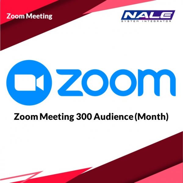 Zoom Meeting 300 Audience Per Month